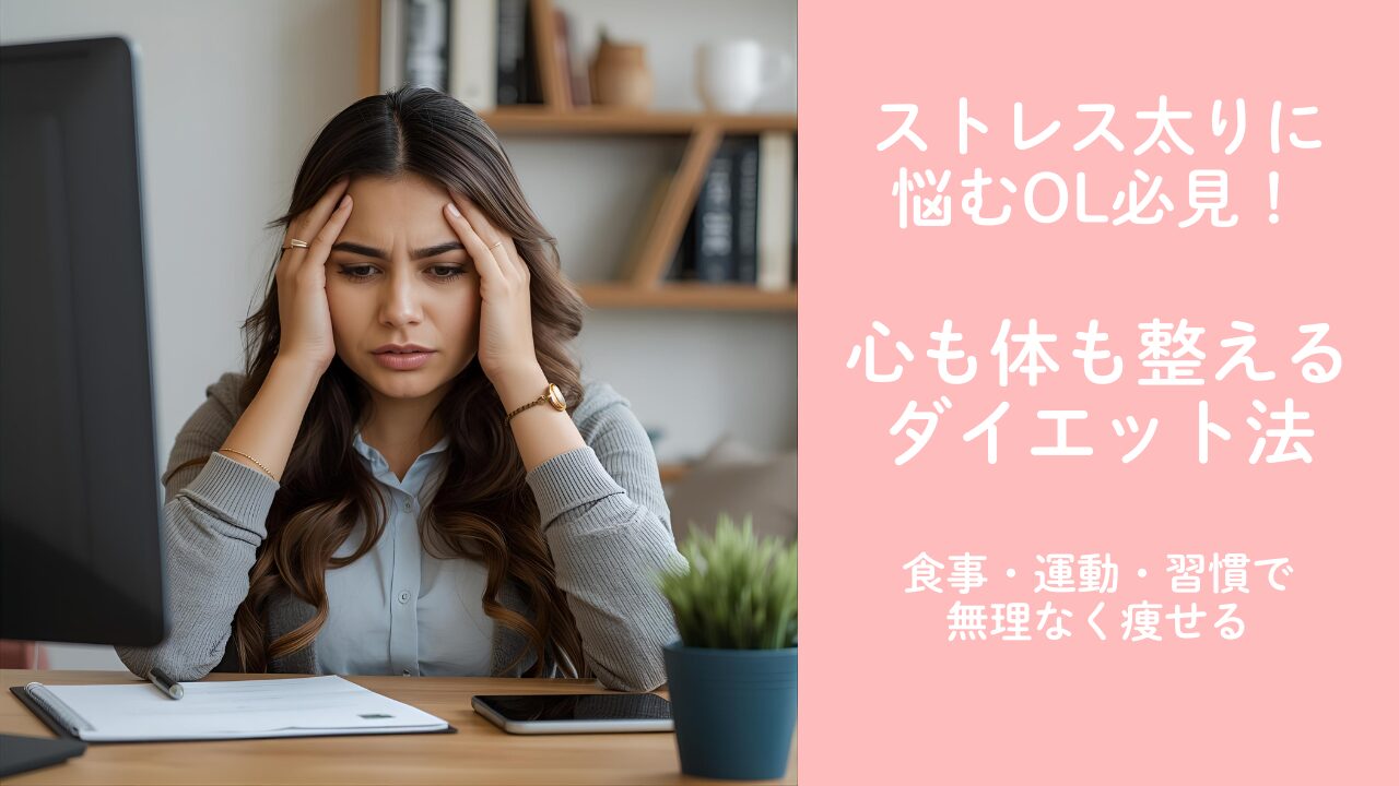 ストレス太りに悩むOL必見！心も体も整えるダイエット法